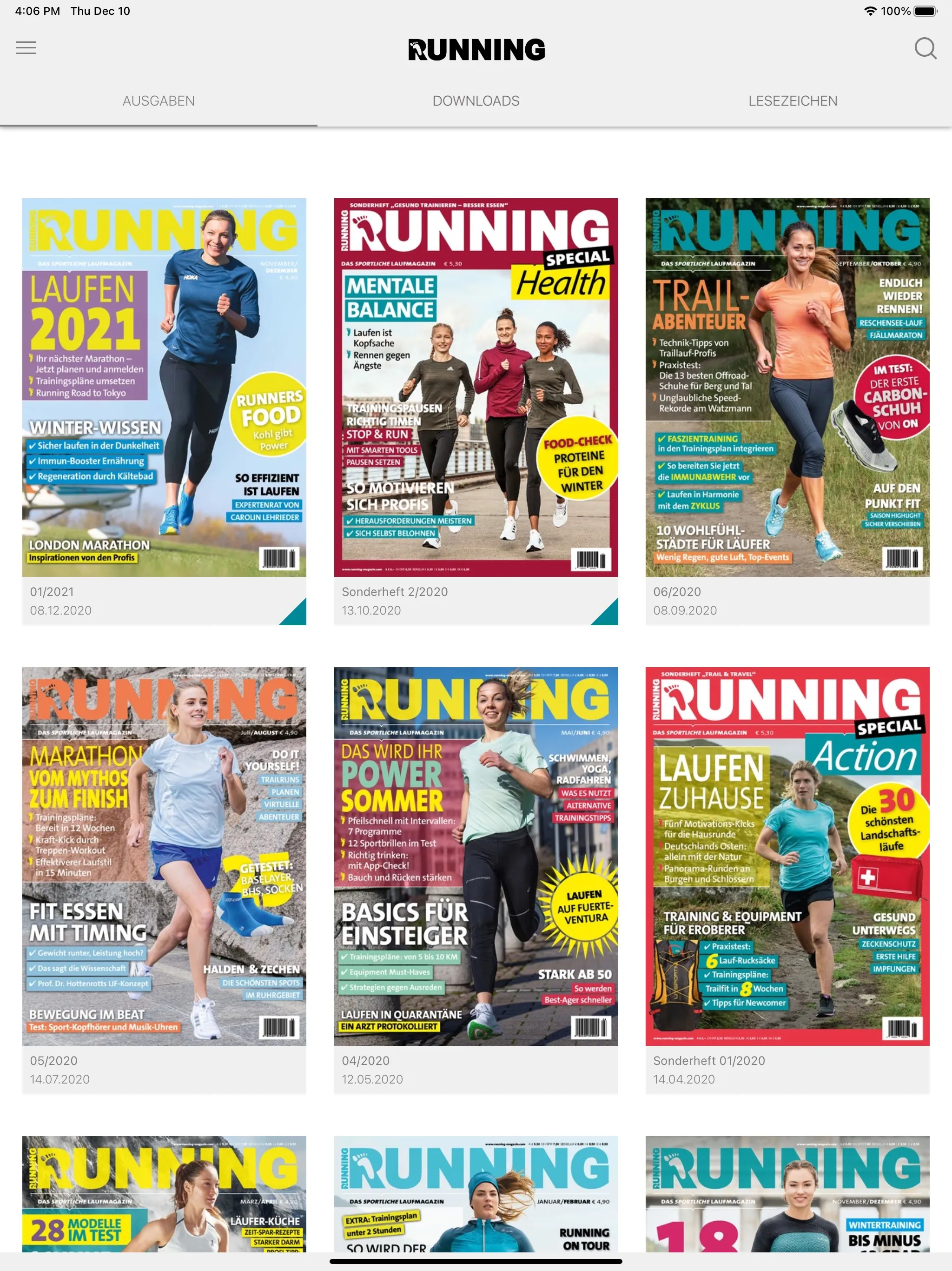 RUNNING Laufmagazin | Indus Appstore | Screenshot