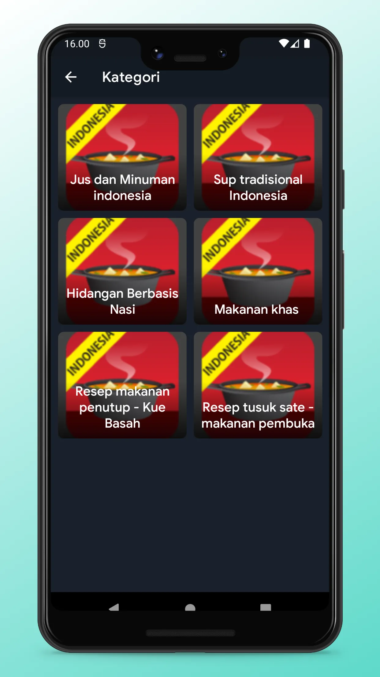 Indonesian Food Recipes App | Indus Appstore | Screenshot