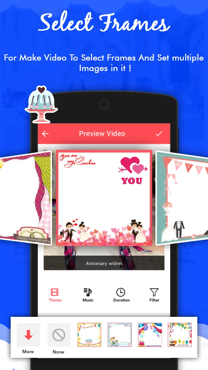 Anniversary Video maker | Indus Appstore | Screenshot