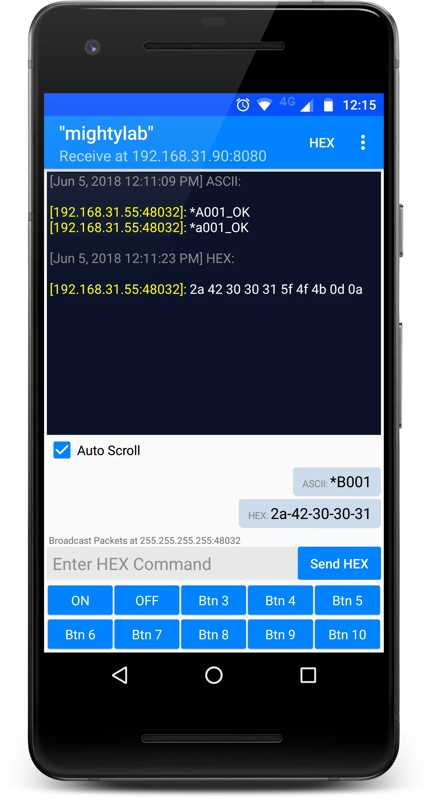 UDP Terminal | Indus Appstore | Screenshot