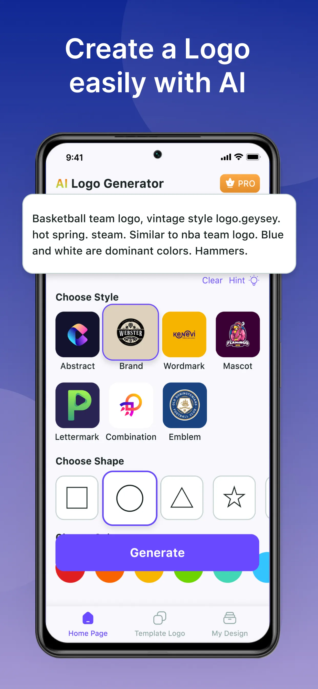 AI Logo Generator Logo Maker | Indus Appstore | Screenshot