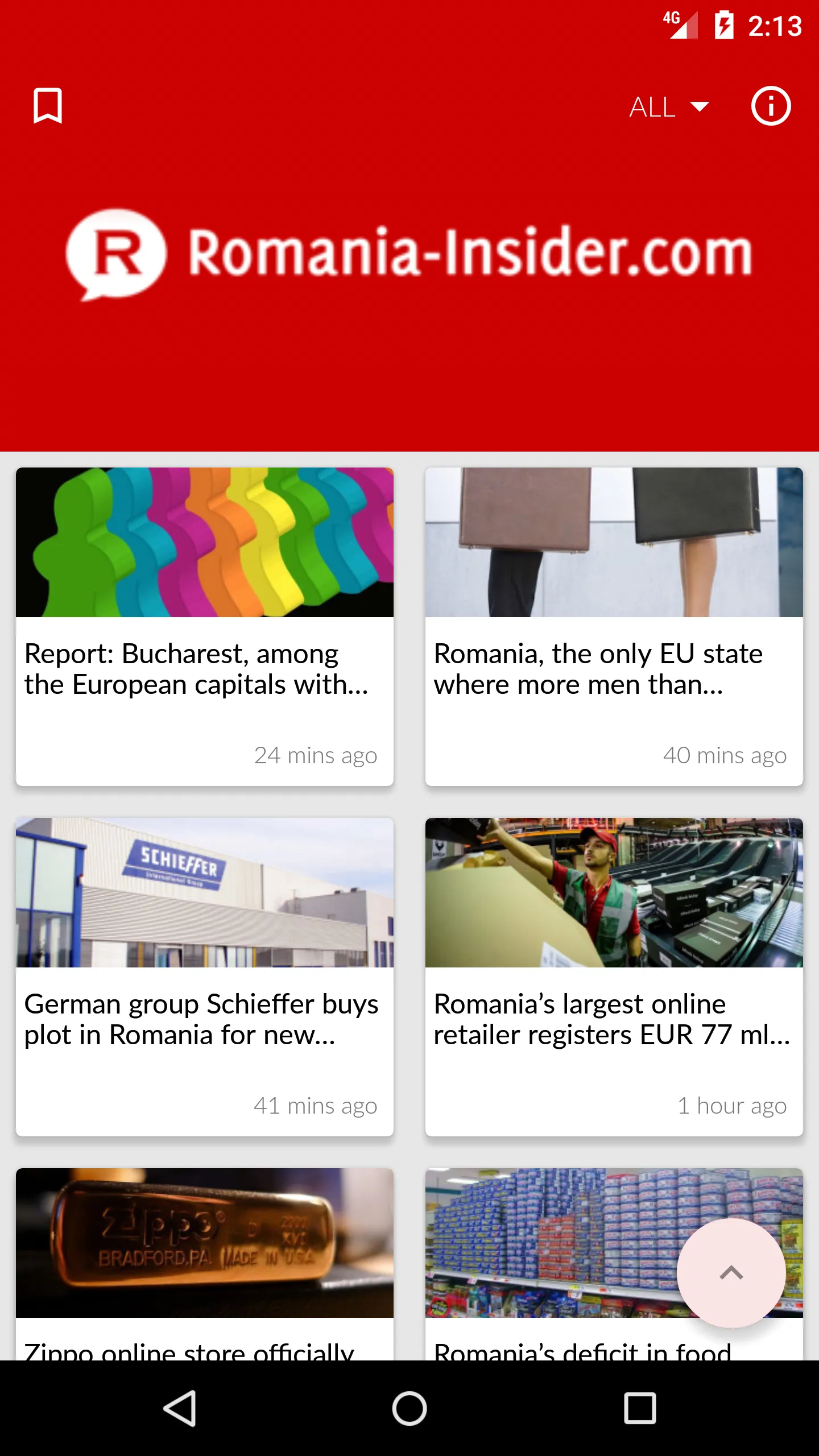 Romania Insider daily news | Indus Appstore | Screenshot