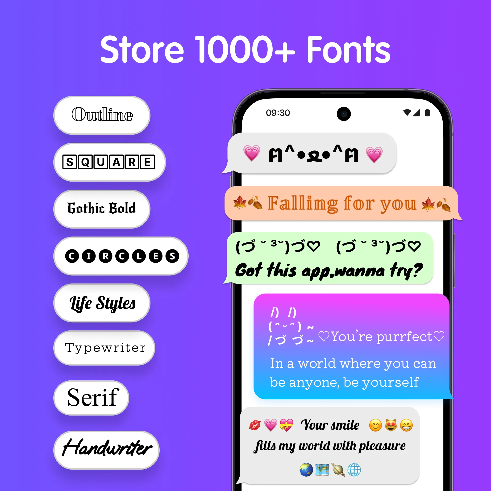 Font Messenger : Text SMS | Indus Appstore | Screenshot