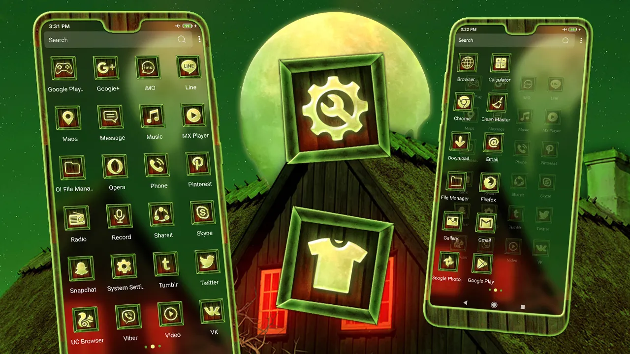 Melting Moon Launcher Theme | Indus Appstore | Screenshot