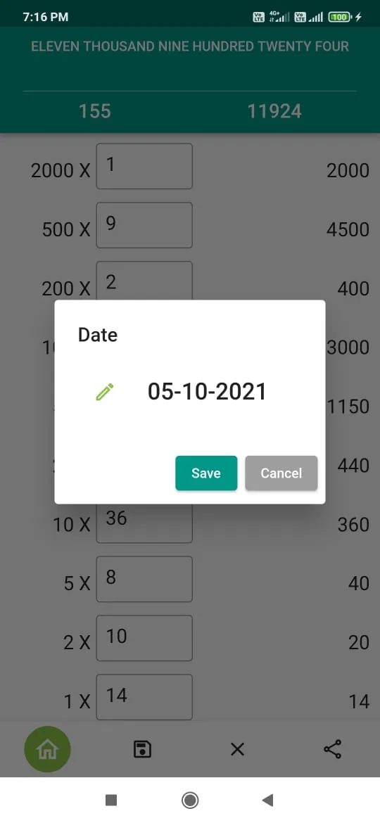 Cash Counter Calculator | Indus Appstore | Screenshot