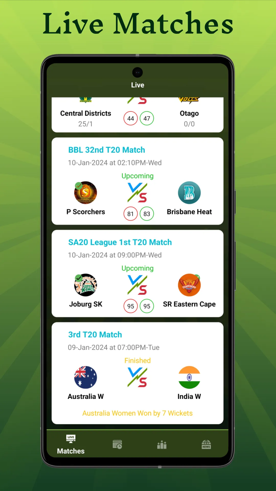 Live Cricket TV HD 2024 | Indus Appstore | Screenshot