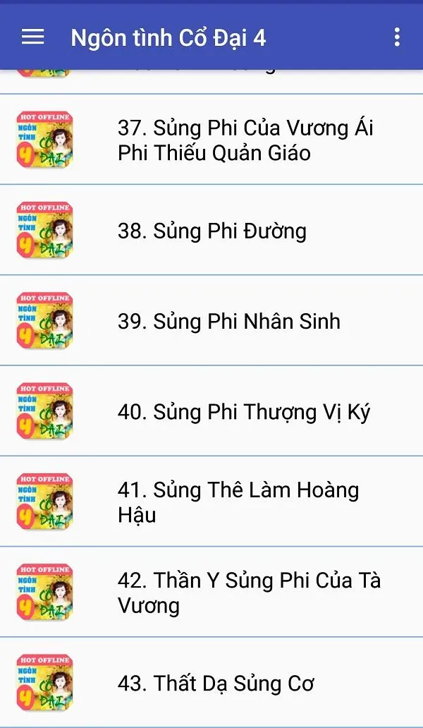 40 Truyen ngon tinh co dai 4 | Indus Appstore | Screenshot