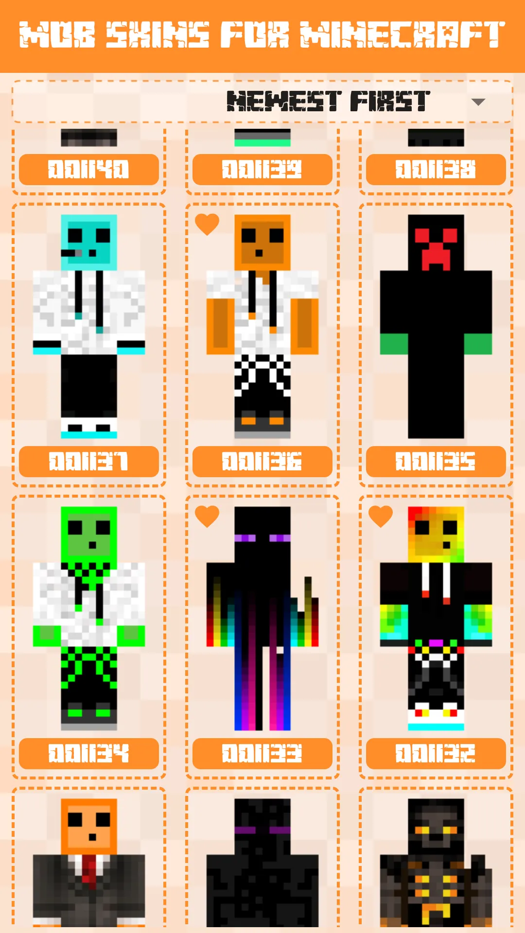 Mob Skins for Minecraft PE | Indus Appstore | Screenshot