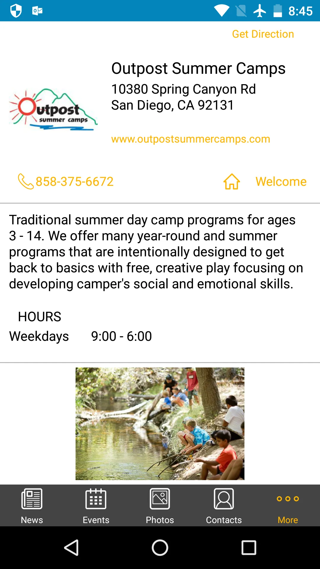 Outpost Summer Camps | Indus Appstore | Screenshot