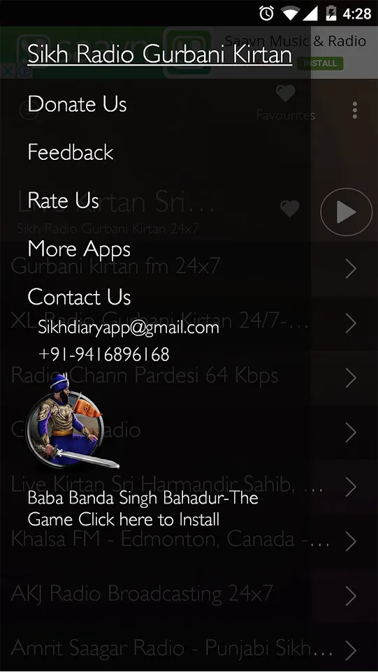 Gurbani Kirtan Radio Stations | Indus Appstore | Screenshot