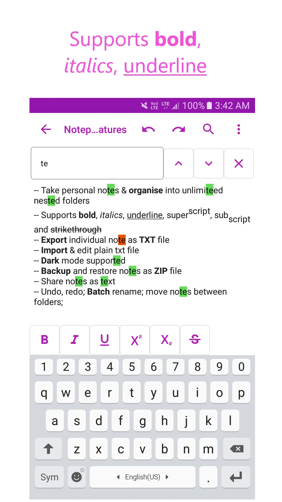 Notepad | Indus Appstore | Screenshot