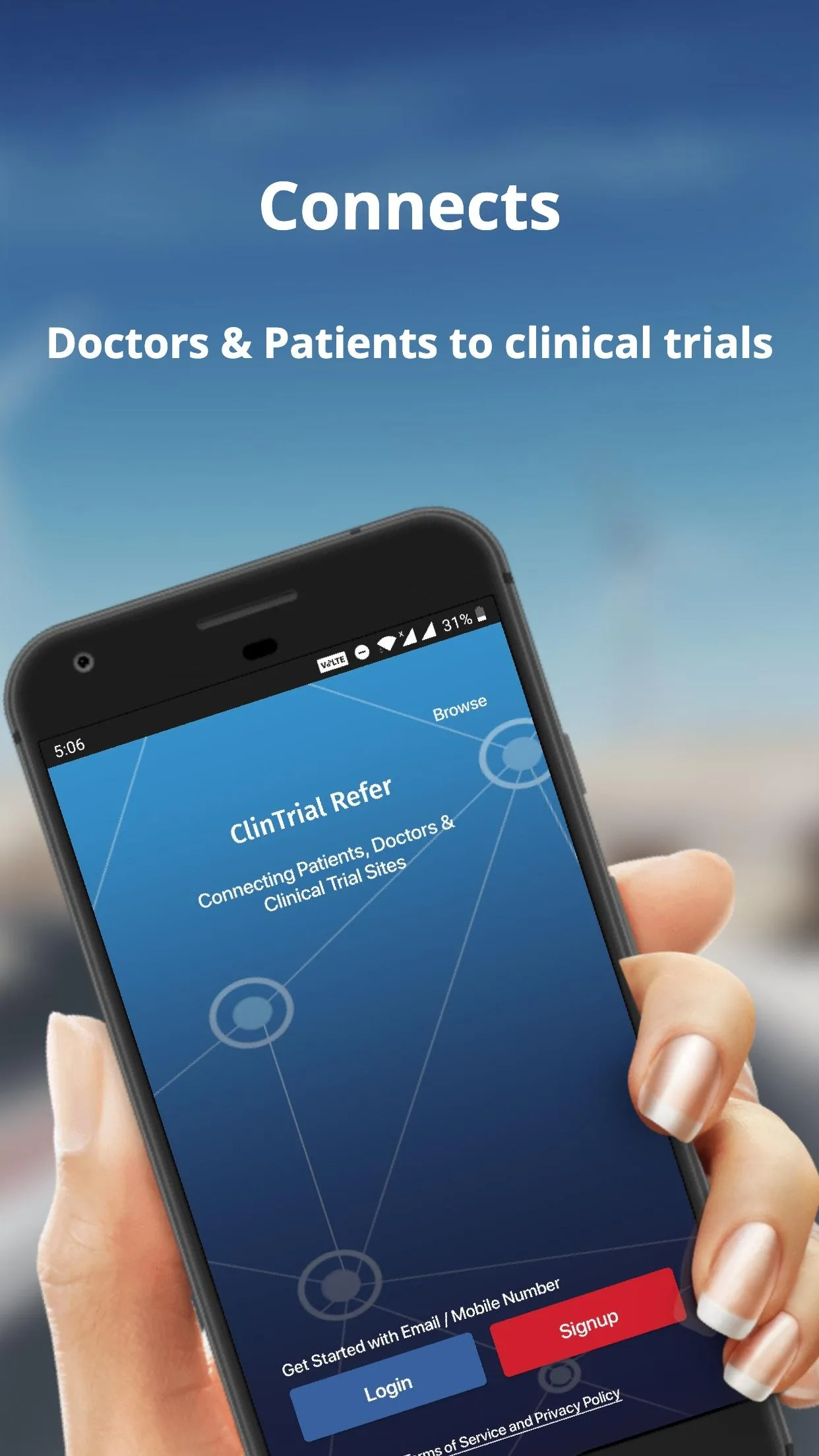 ClinTrial Refer App- Connectin | Indus Appstore | Screenshot