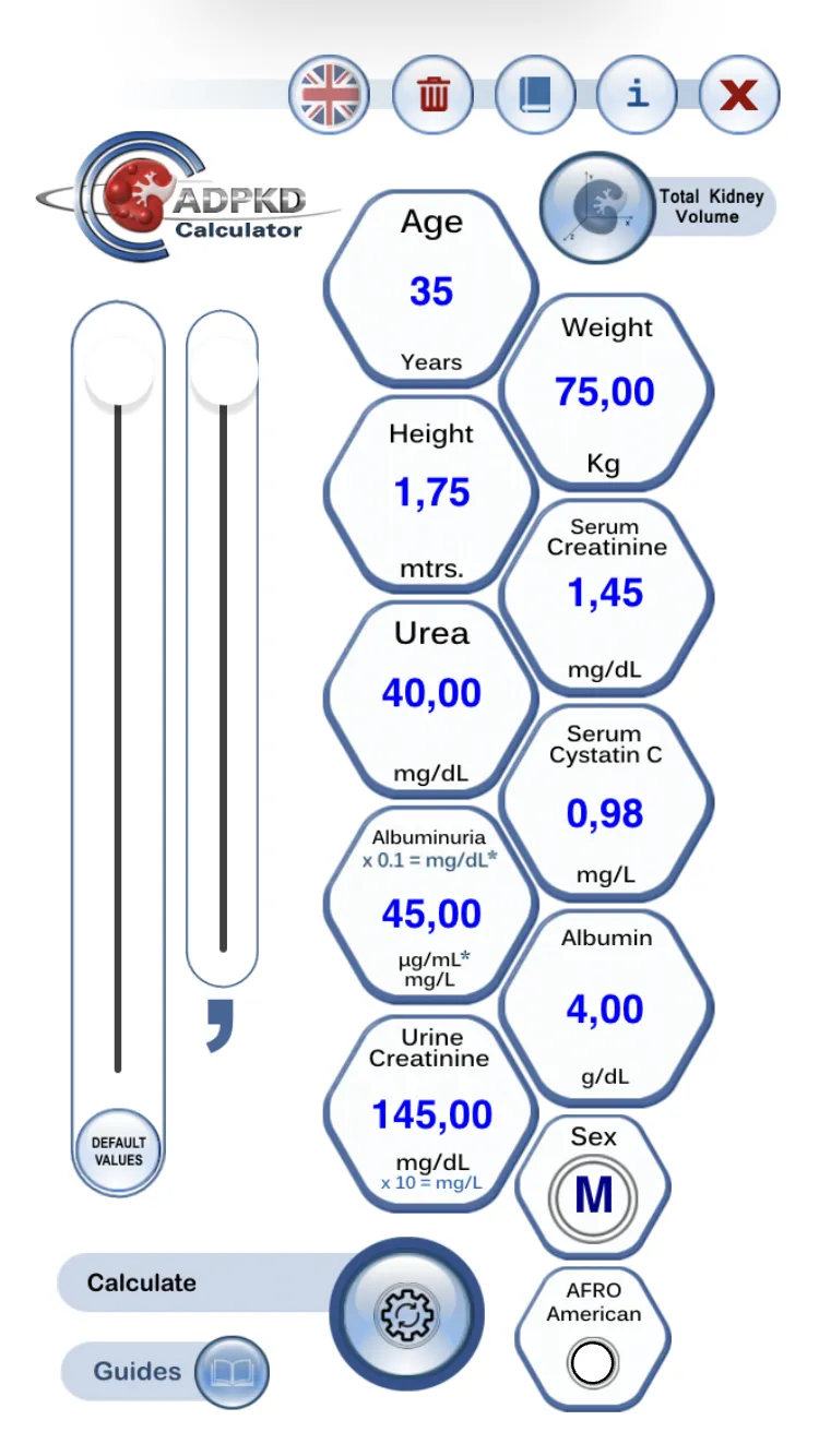 ADPKD Calculator | Indus Appstore | Screenshot