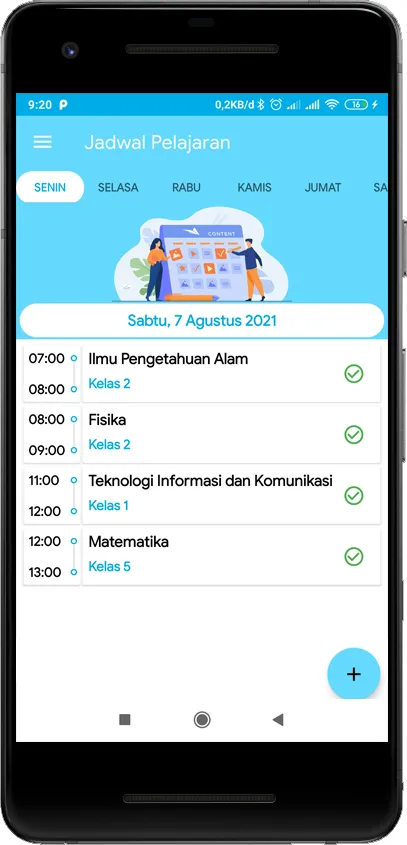 Jadwal Pelajaran | Indus Appstore | Screenshot