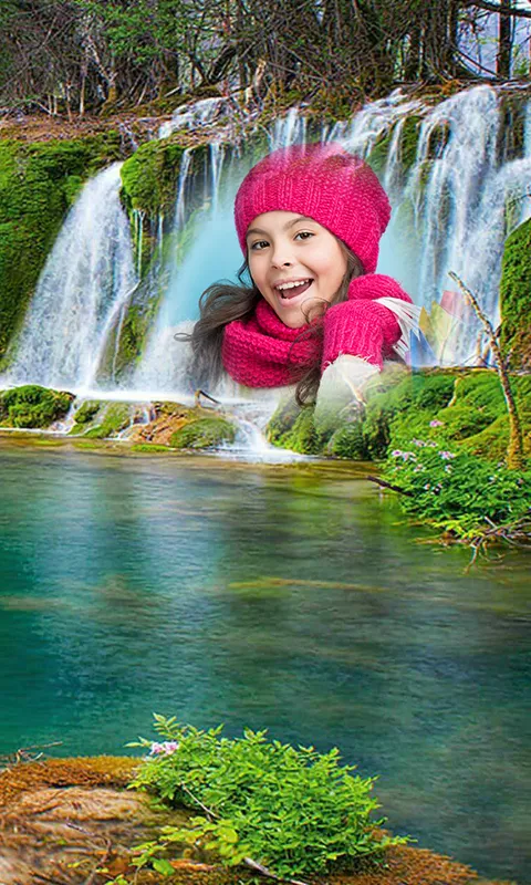 Waterfall Photo Frames | Indus Appstore | Screenshot