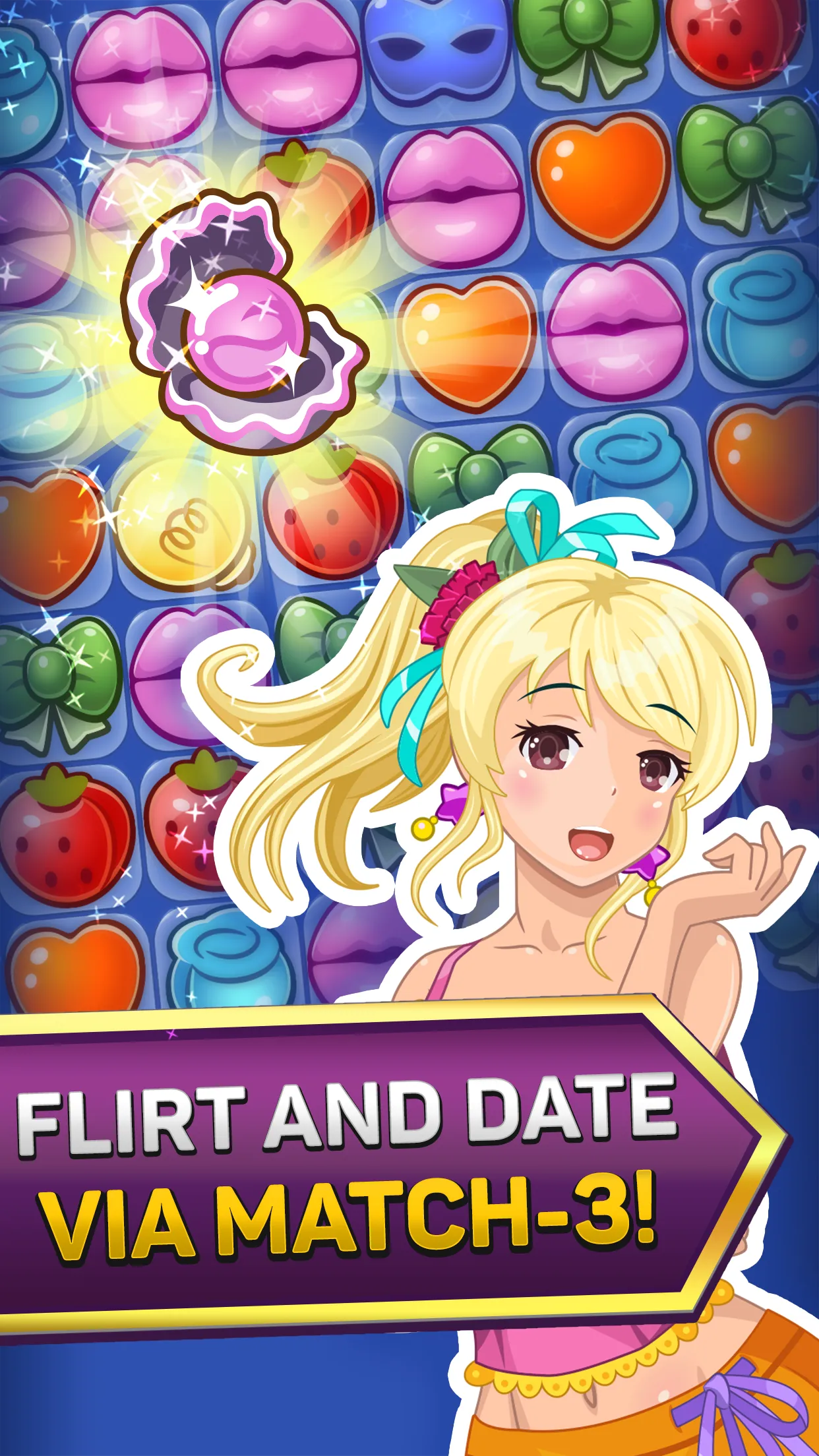 Puzzle of Love: anime date sim | Indus Appstore | Screenshot