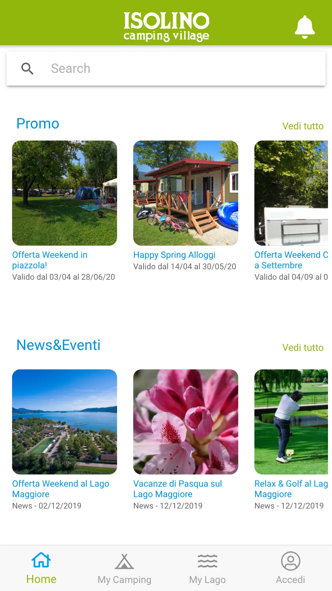 Camping Isolino | Indus Appstore | Screenshot