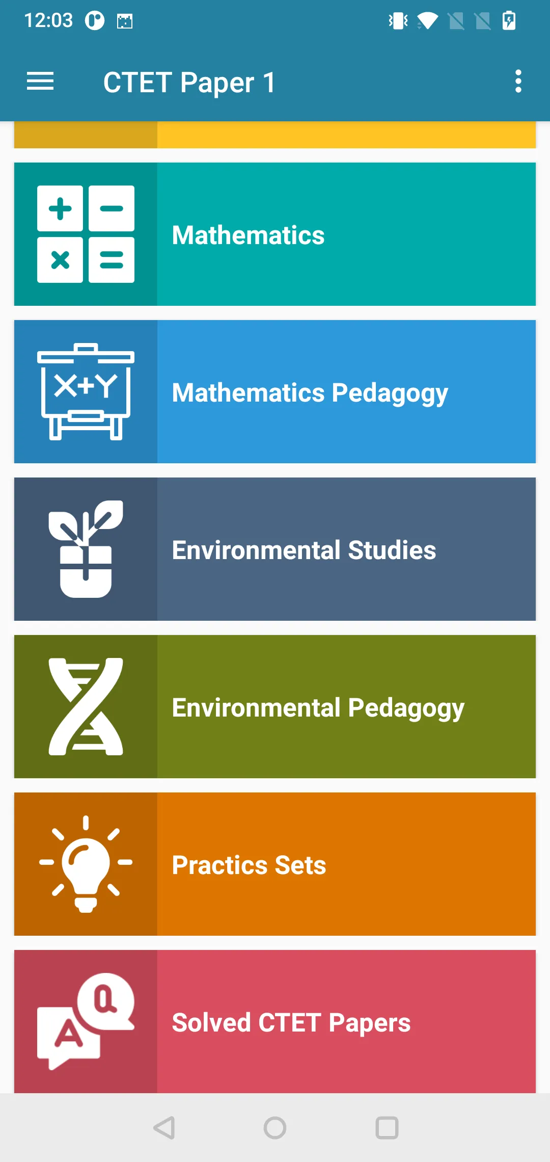 CTET Exam Primary Level (I-V) | Indus Appstore | Screenshot