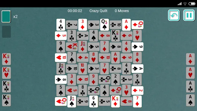 Crazy Quilt Solitaire | Indus Appstore | Screenshot