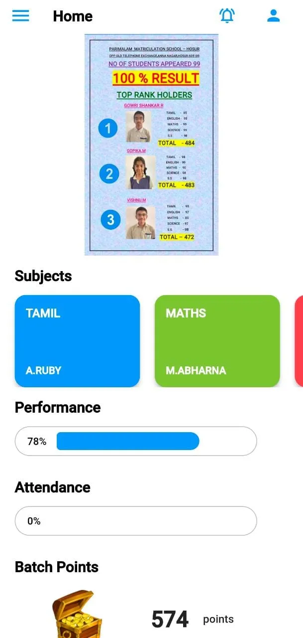 Parimalam Student App | Indus Appstore | Screenshot