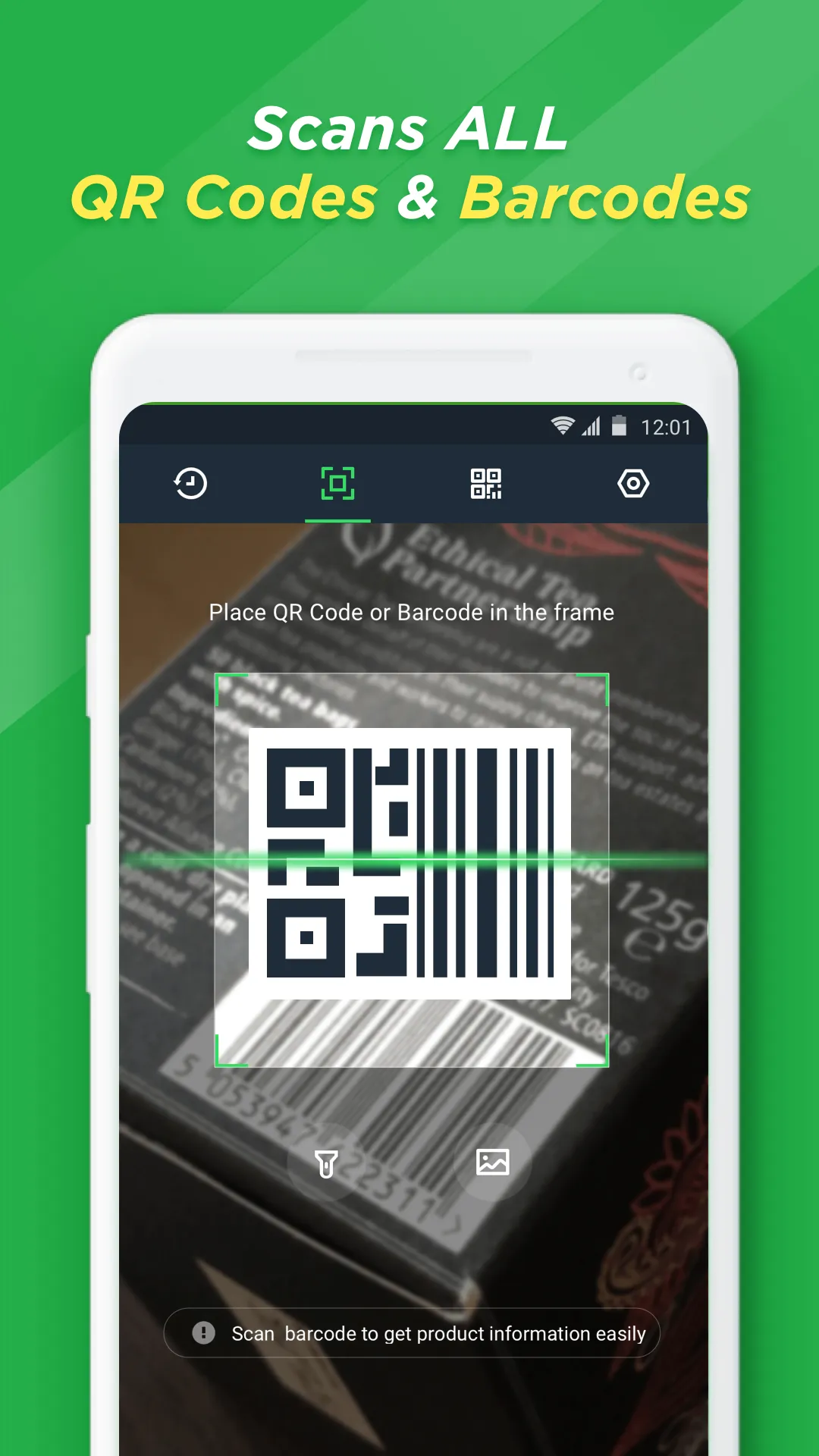 QR Code Reader-Barcode Scanner | Indus Appstore | Screenshot