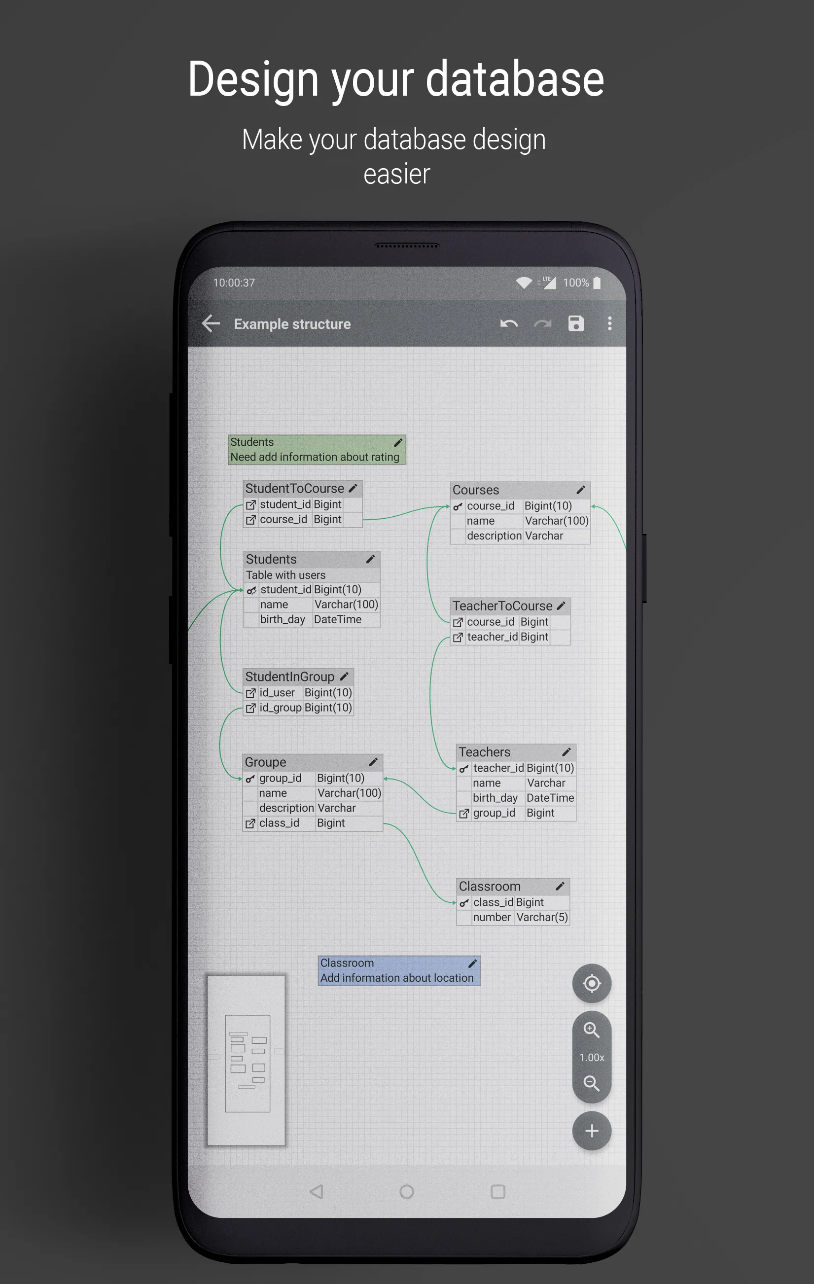 Database Designer | Indus Appstore | Screenshot