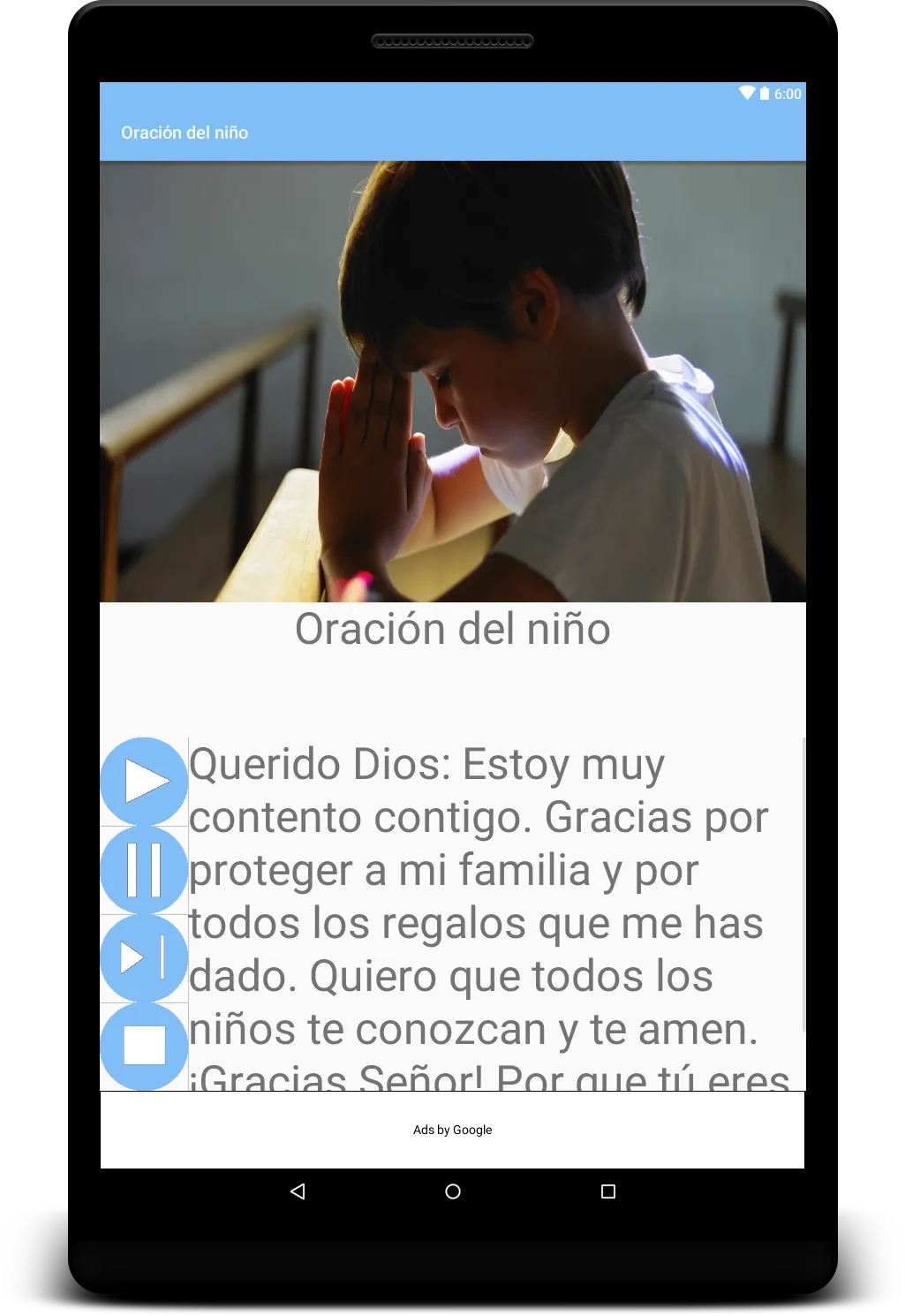 Oración del Niño | Indus Appstore | Screenshot