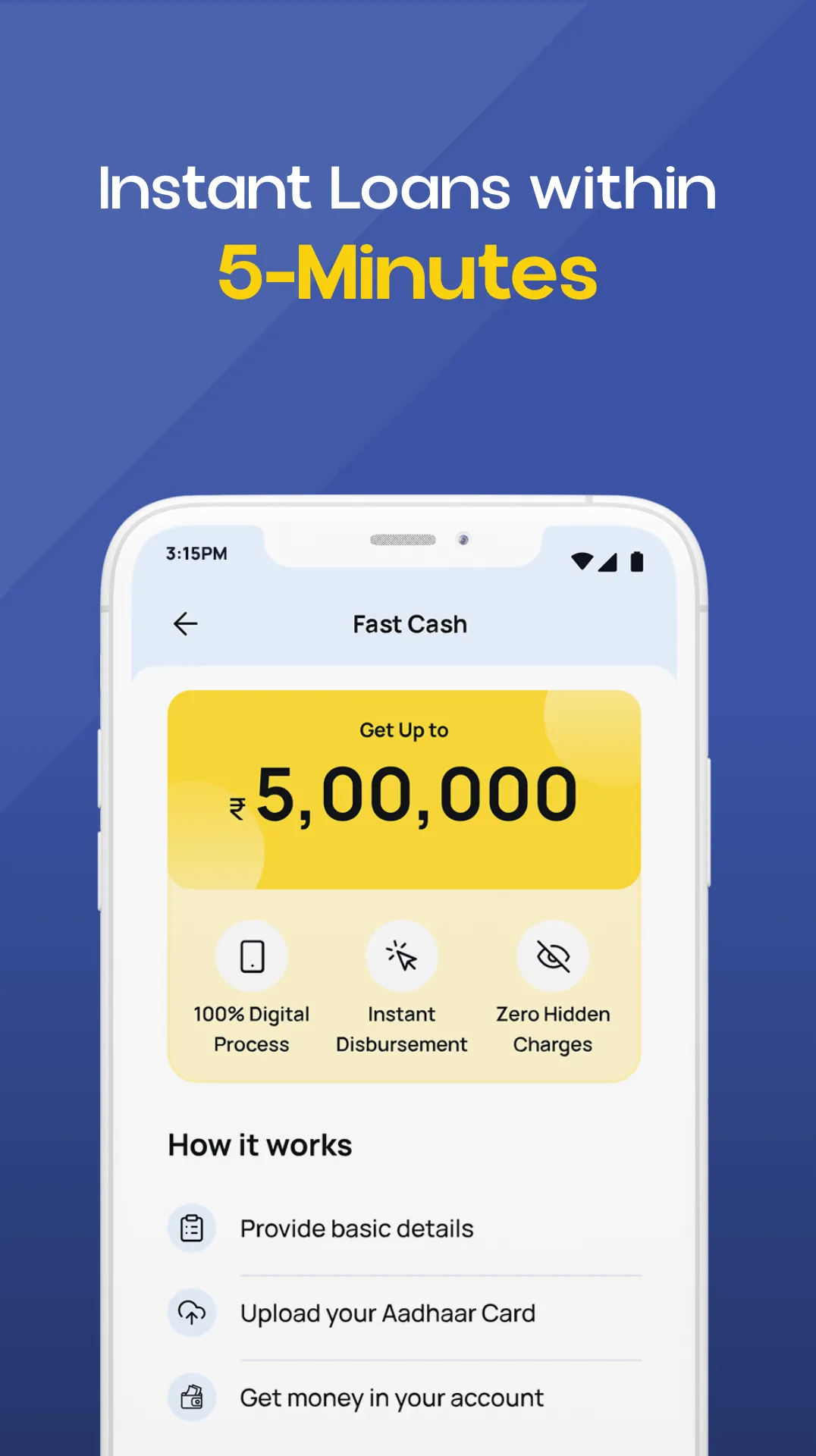 Kissht: Instant Personal Loans | Indus Appstore | Screenshot