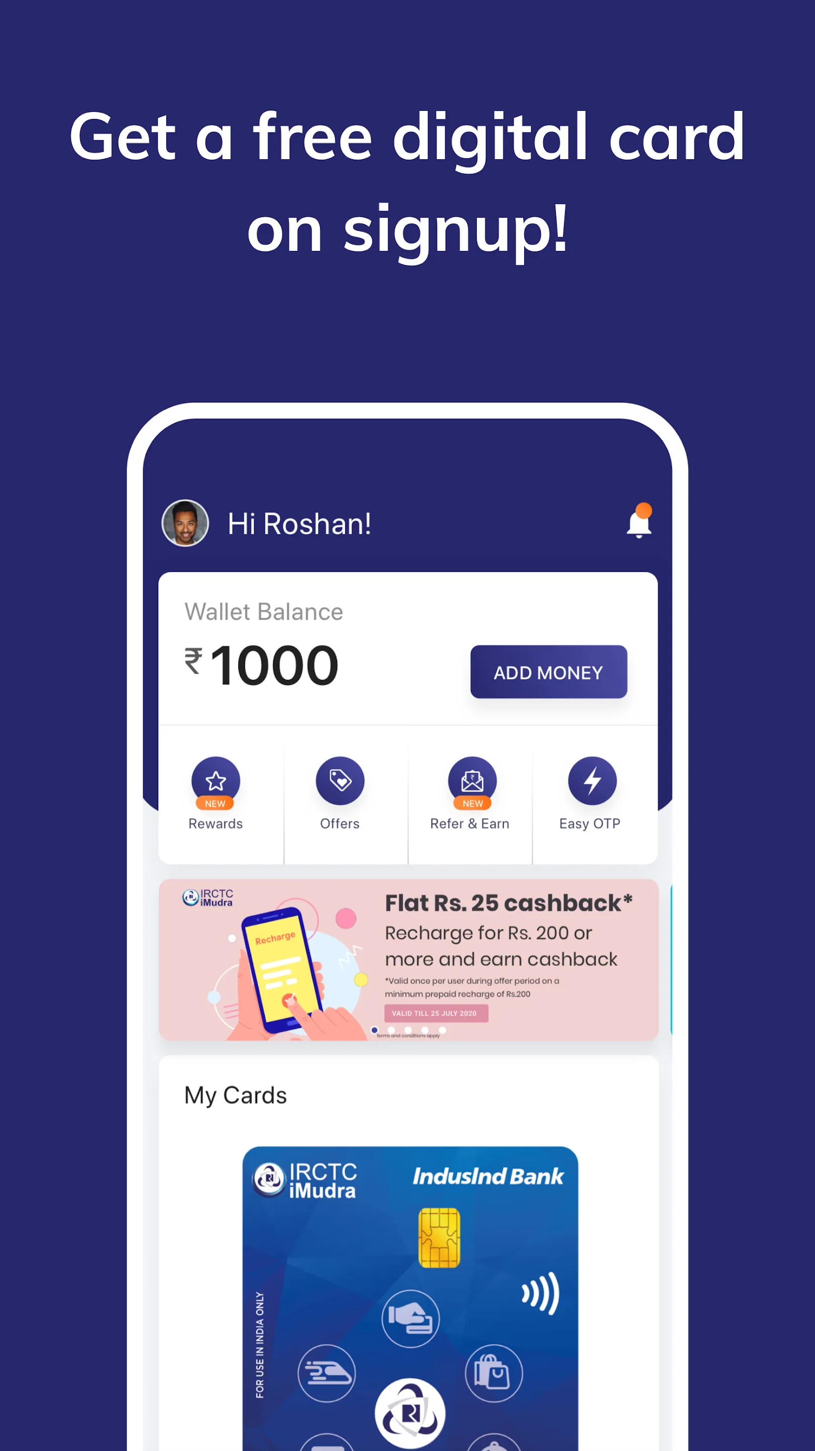 iMudra by IRCTC - Wallet, Card | Indus Appstore | Screenshot