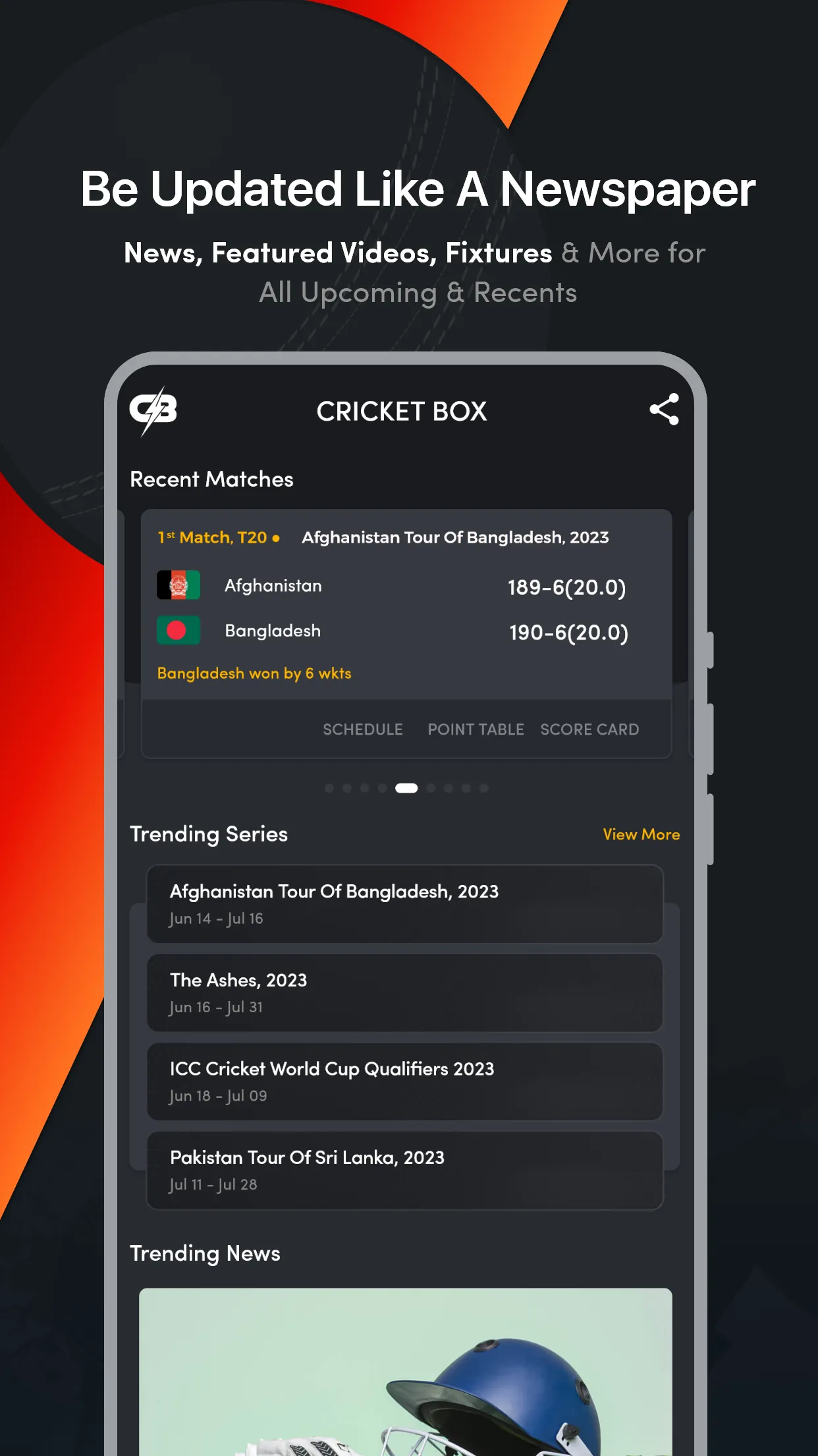 Cricket Box Fastest Live Line | Indus Appstore | Screenshot