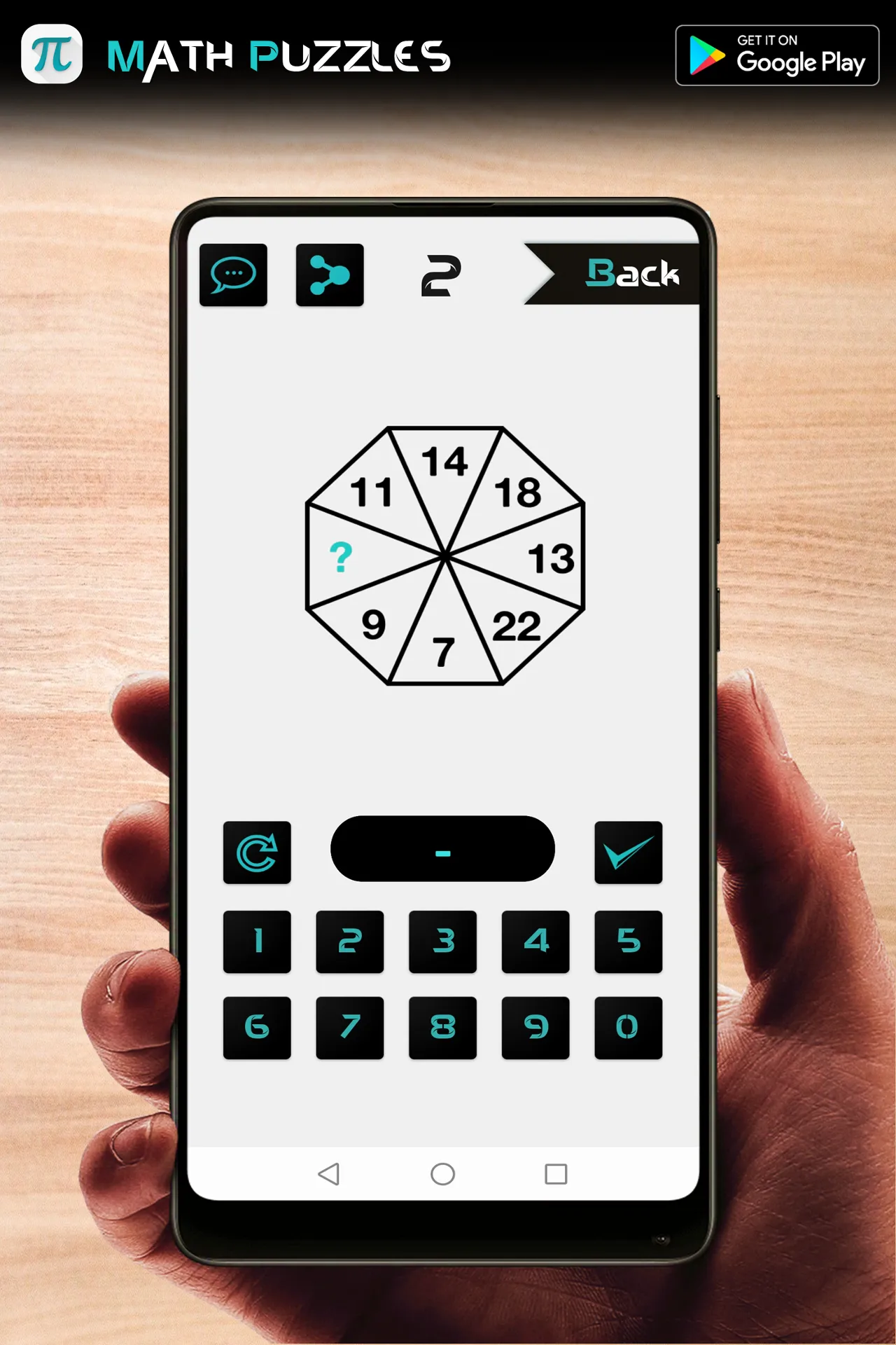 Math Puzzles | Indus Appstore | Screenshot