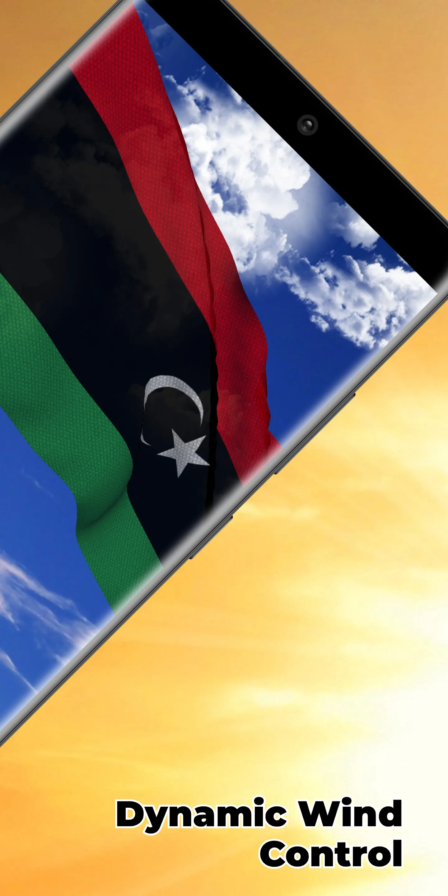 Libya Flag Live Wallpaper | Indus Appstore | Screenshot