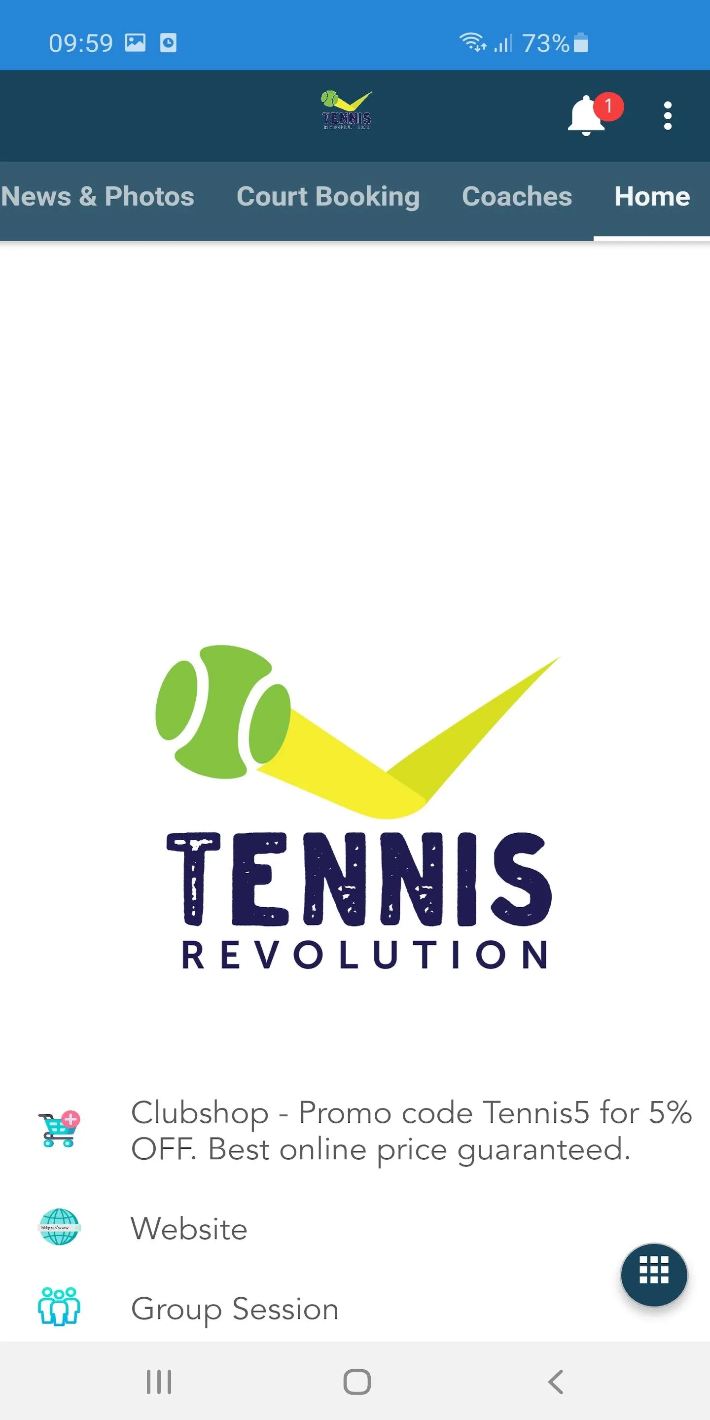 Tennis Revolution | Indus Appstore | Screenshot