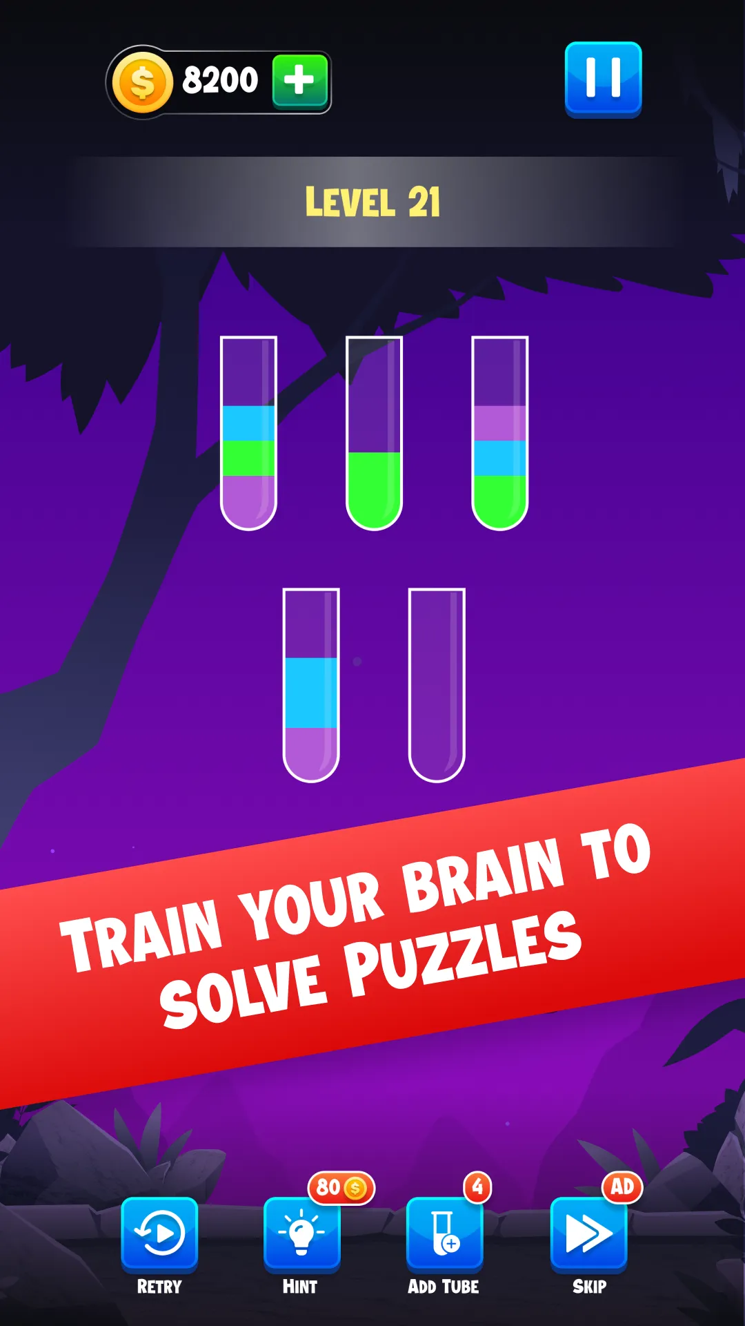 Water Sort Color Puzzle Game | Indus Appstore | Screenshot