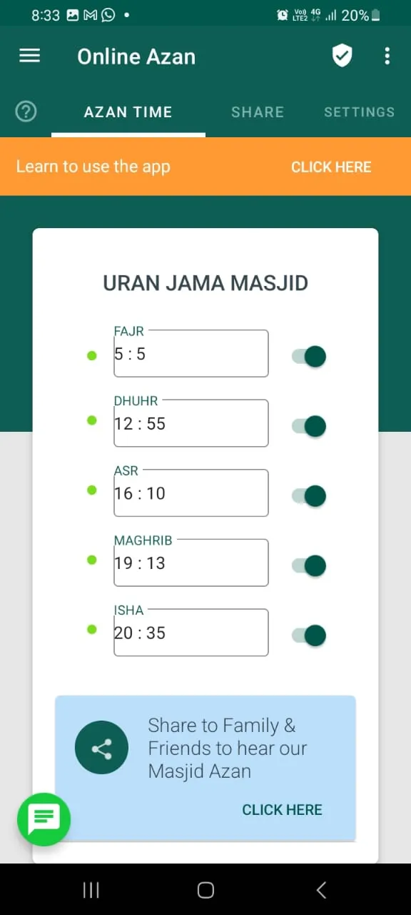 OnlineAzan | Indus Appstore | Screenshot