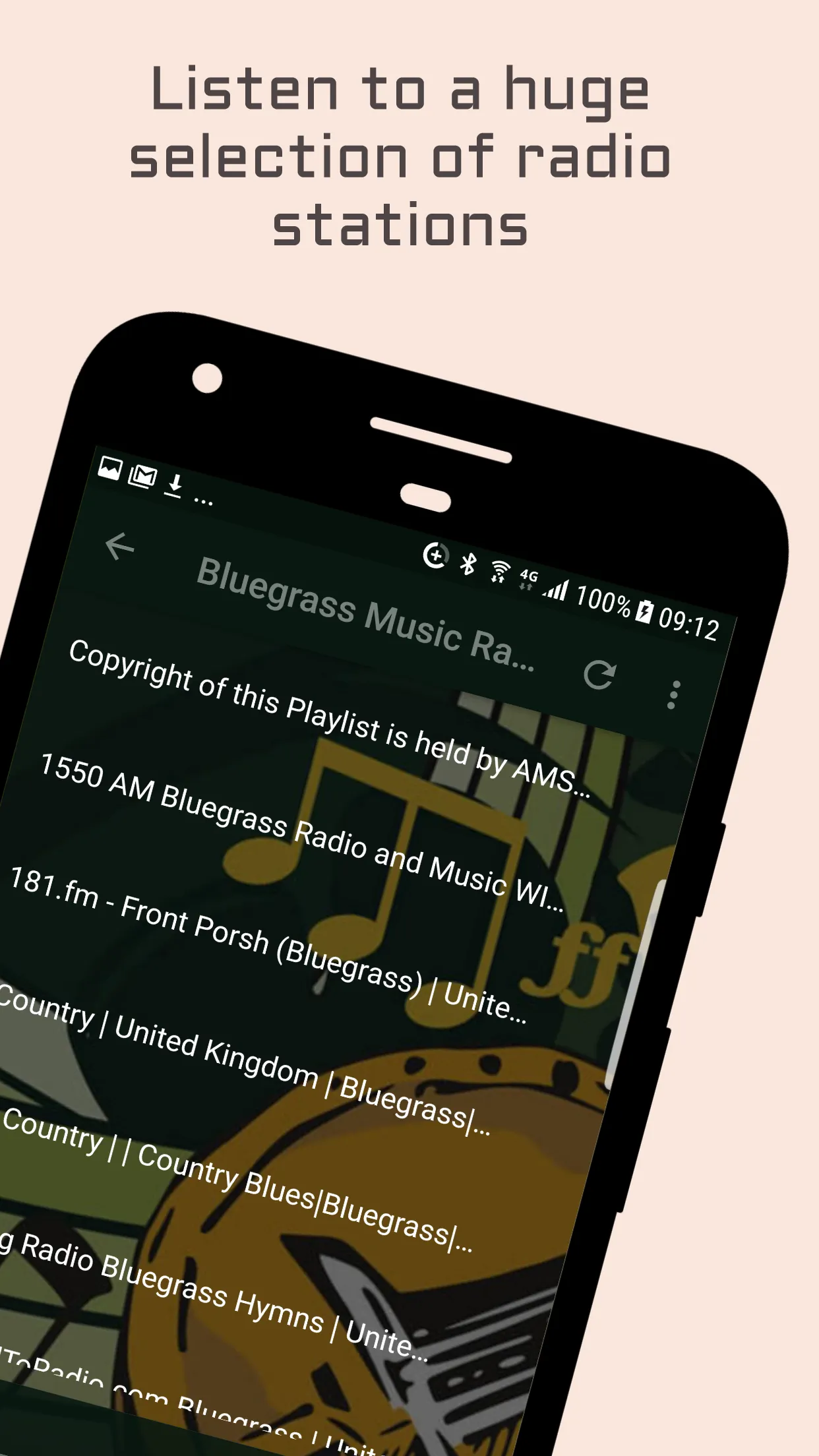 Bluegrass Music Radio Stations | Indus Appstore | Screenshot