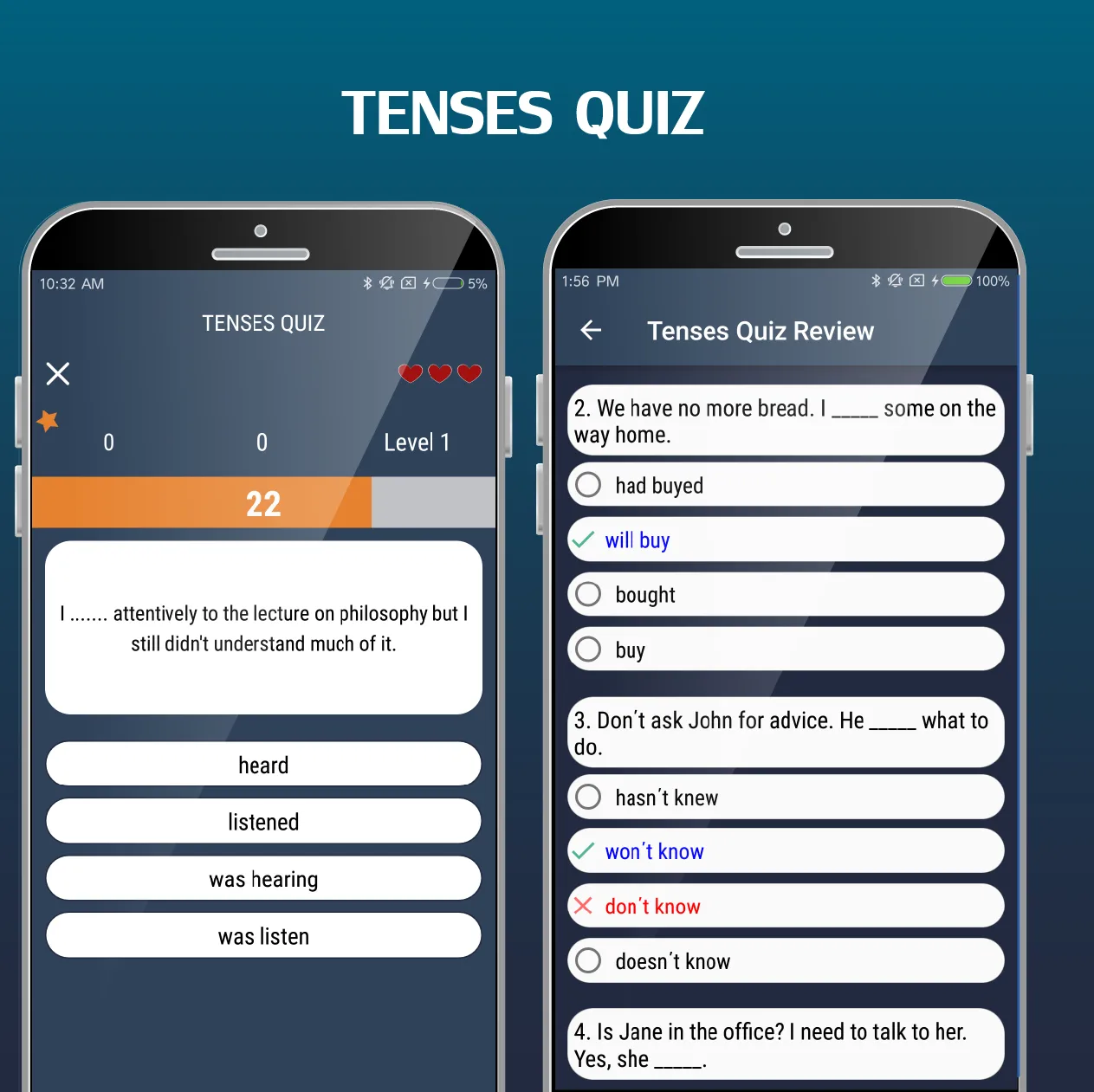 English Practice Test - Quiz | Indus Appstore | Screenshot