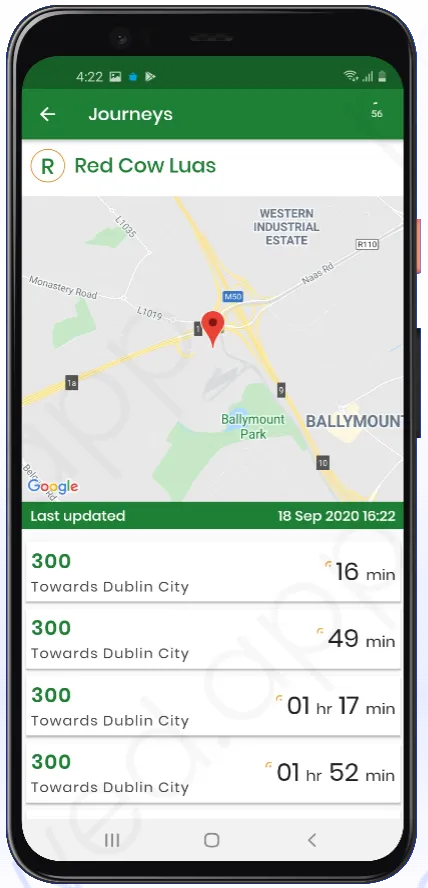 Dublin Coach The Big Green Bus | Indus Appstore | Screenshot