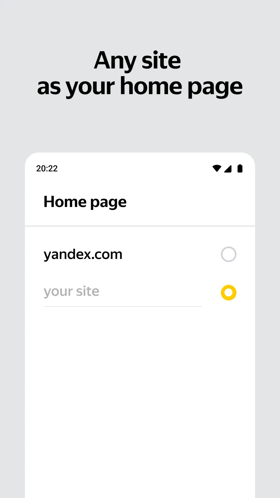 Yandex Start | Indus Appstore | Screenshot