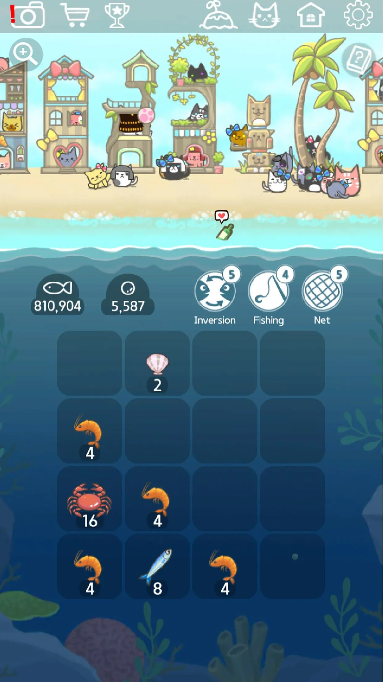 2048 Kitty Cat Island | Indus Appstore | Screenshot