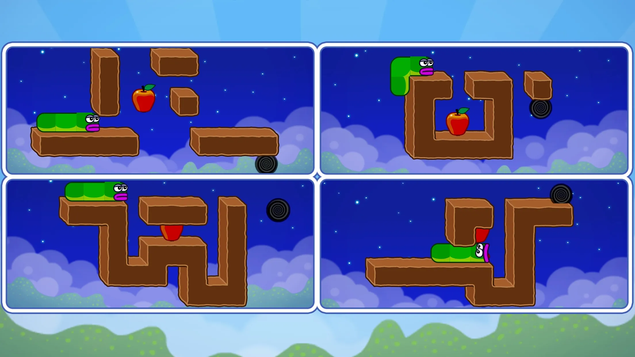 Apple Worm: Logic Puzzle | Indus Appstore | Screenshot