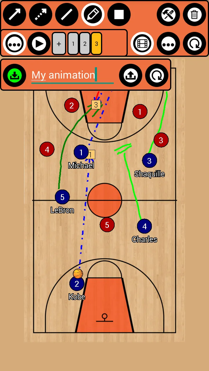 Basketball Tactic Board | Indus Appstore | Screenshot