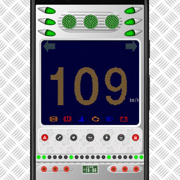 トラック八郎（デコトラスピードメーター） | Indus Appstore | Screenshot