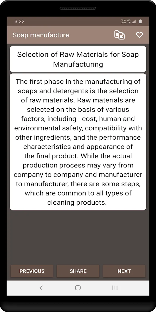 Soap manufacture | Indus Appstore | Screenshot