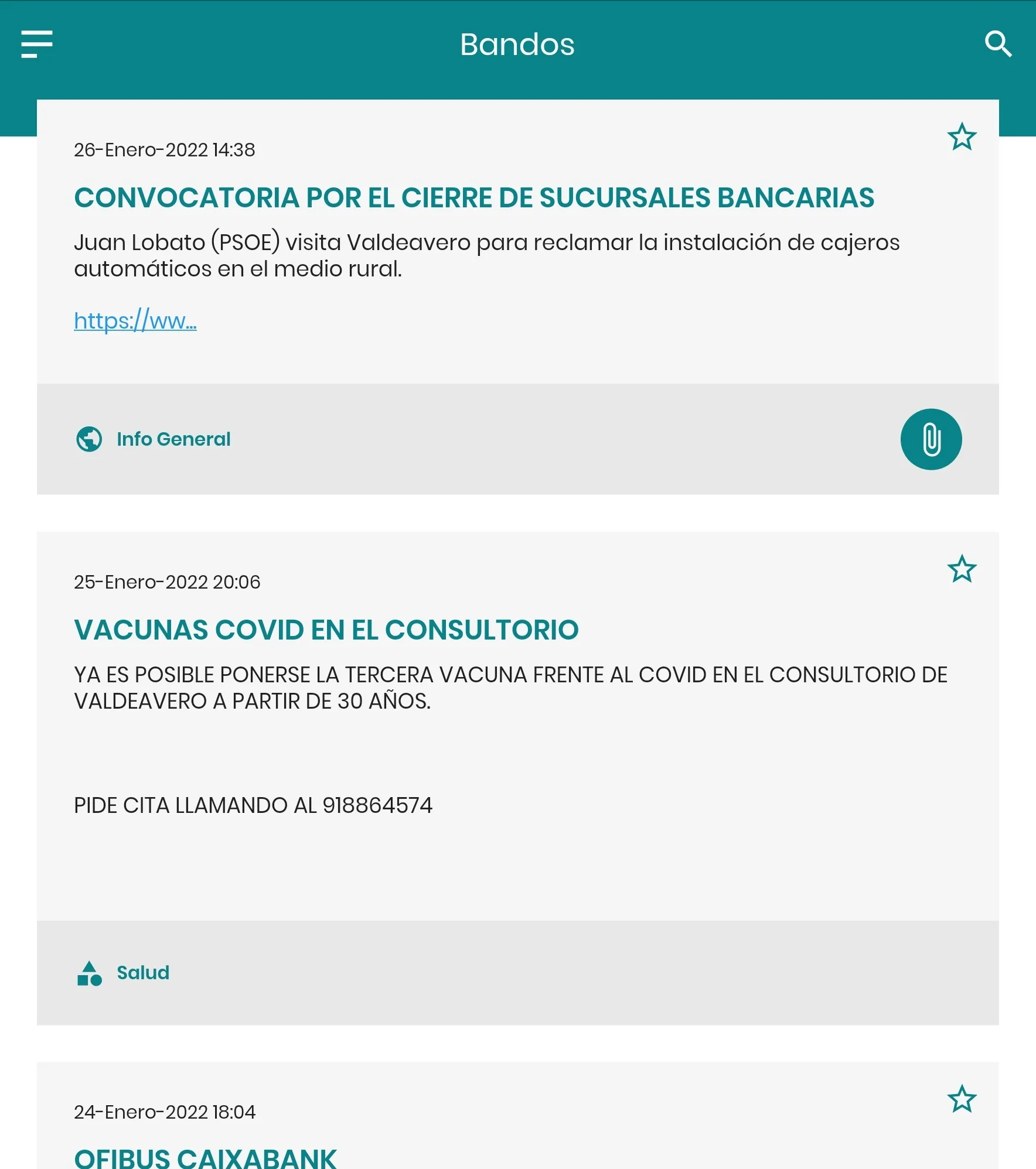 Valdeavero Informa | Indus Appstore | Screenshot