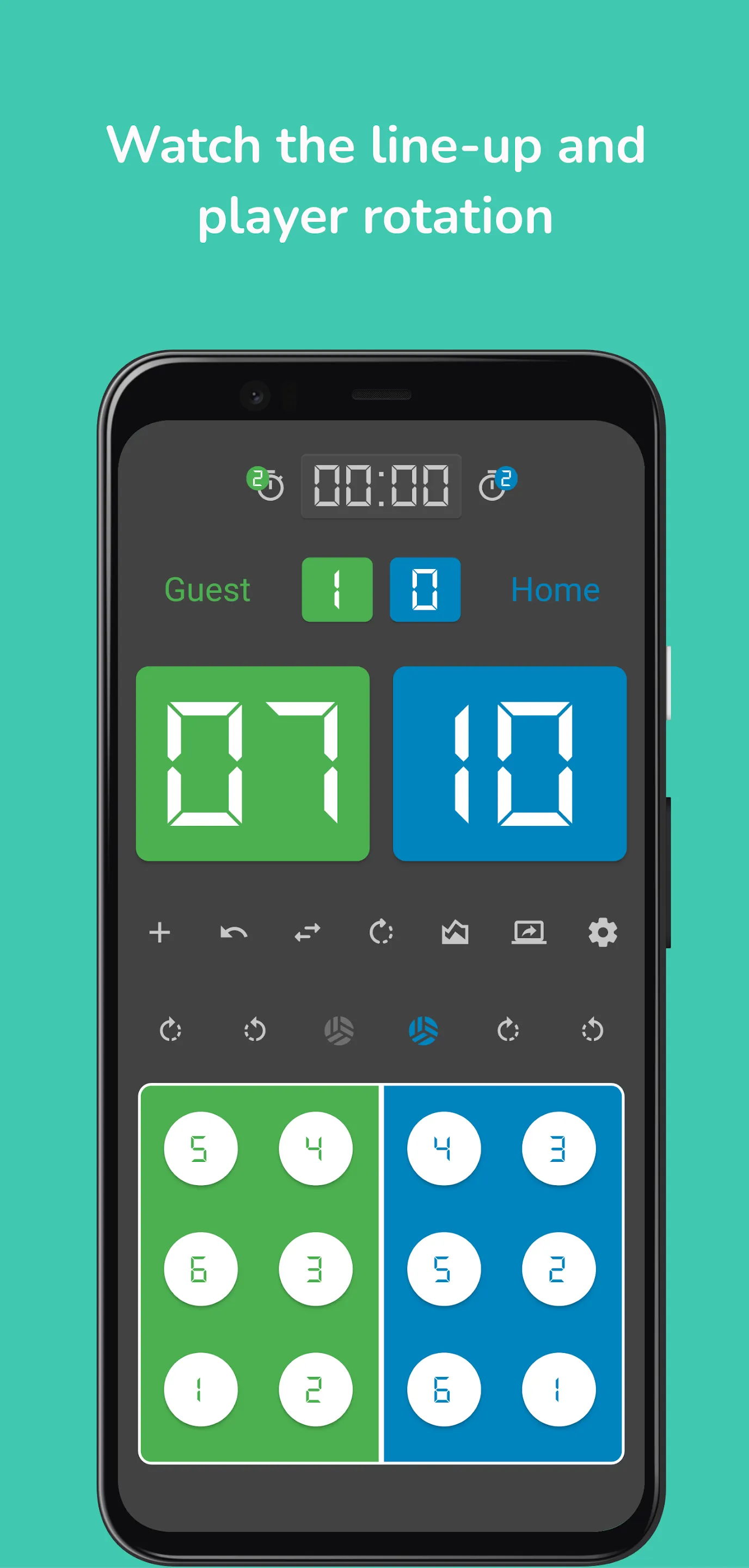 Volleyball scoreboard | Indus Appstore | Screenshot