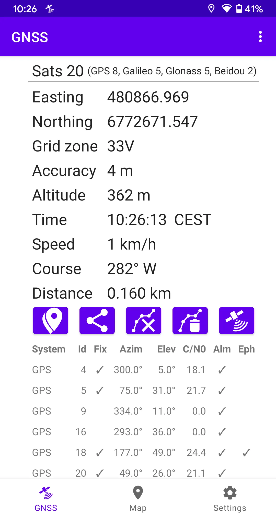 GNSS Viewer | Indus Appstore | Screenshot
