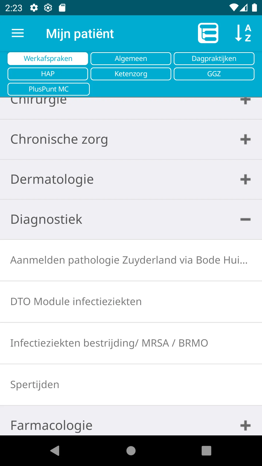 HOZL Werkafspraken | Indus Appstore | Screenshot