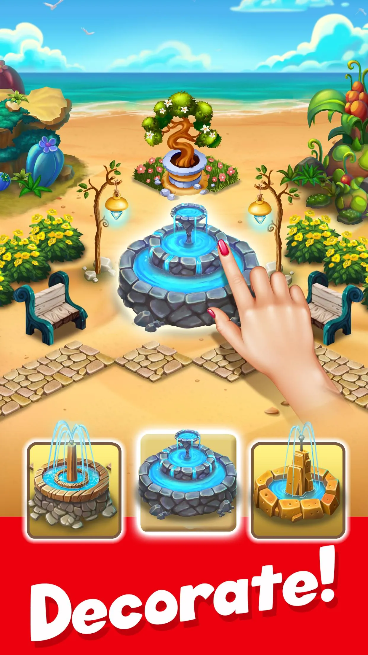 Tropic Trouble Match 3 Builder | Indus Appstore | Screenshot