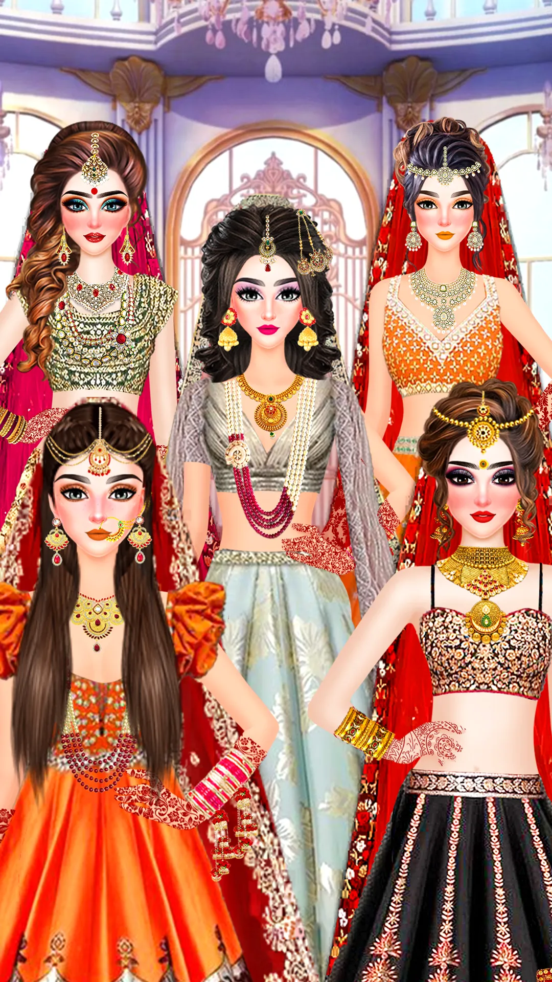 Indian Bridal Makeover Game | Indus Appstore | Screenshot